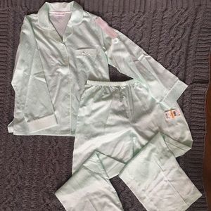 Miss Elaine Polyester 2-Piece Pajama Set, Sz S